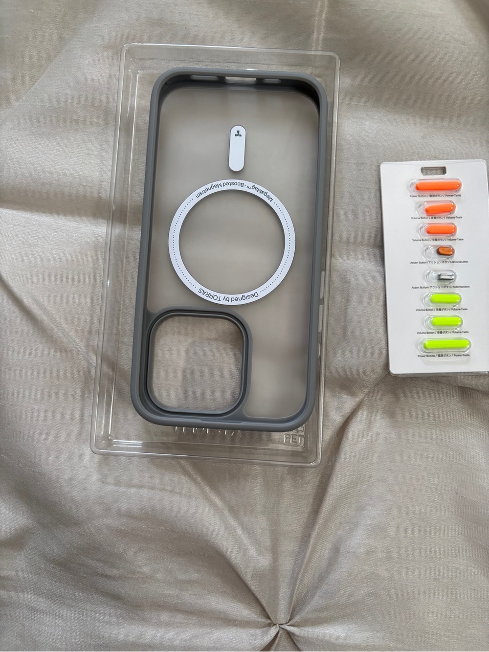 Gray MagSafe-Compatible Phone Case